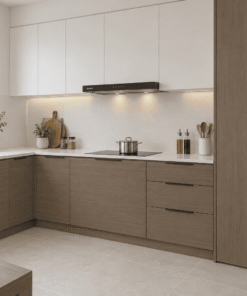 Bếp chữ L hiện đại Thành Nam PLW-2416