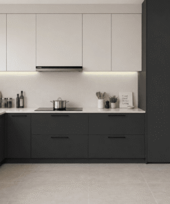 Bếp chữ L Thành Nam Plywood chì