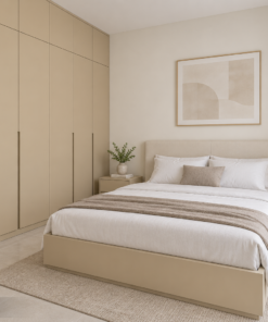 Phòng ngủ màu be Plywood 220